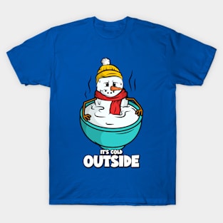 Funny Christmas Xmas Snow Man Winter T-Shirt